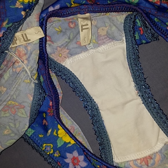 Spell designs lovebird bralette bloomer set S blue - Picture 6 of 8